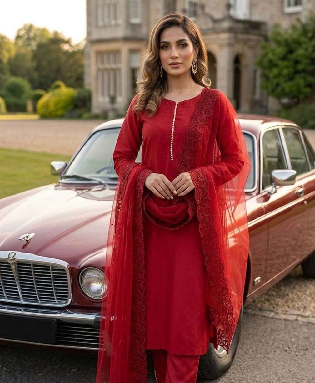 The Classic Pearl Heavy Japan Silk Suit Set