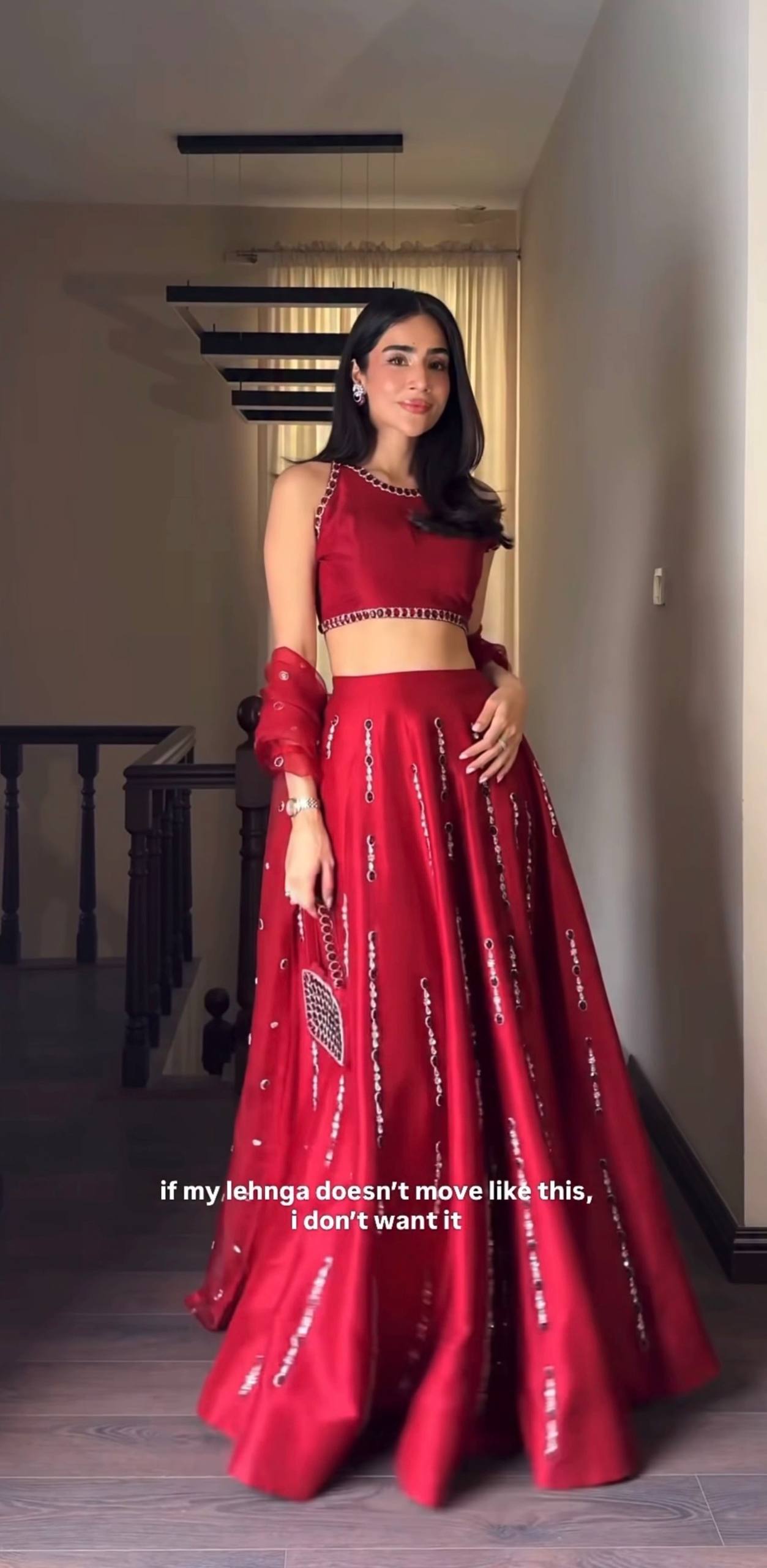 The Radiant Malai Satin Silk Mirror Work Lehenga Set - Image 2