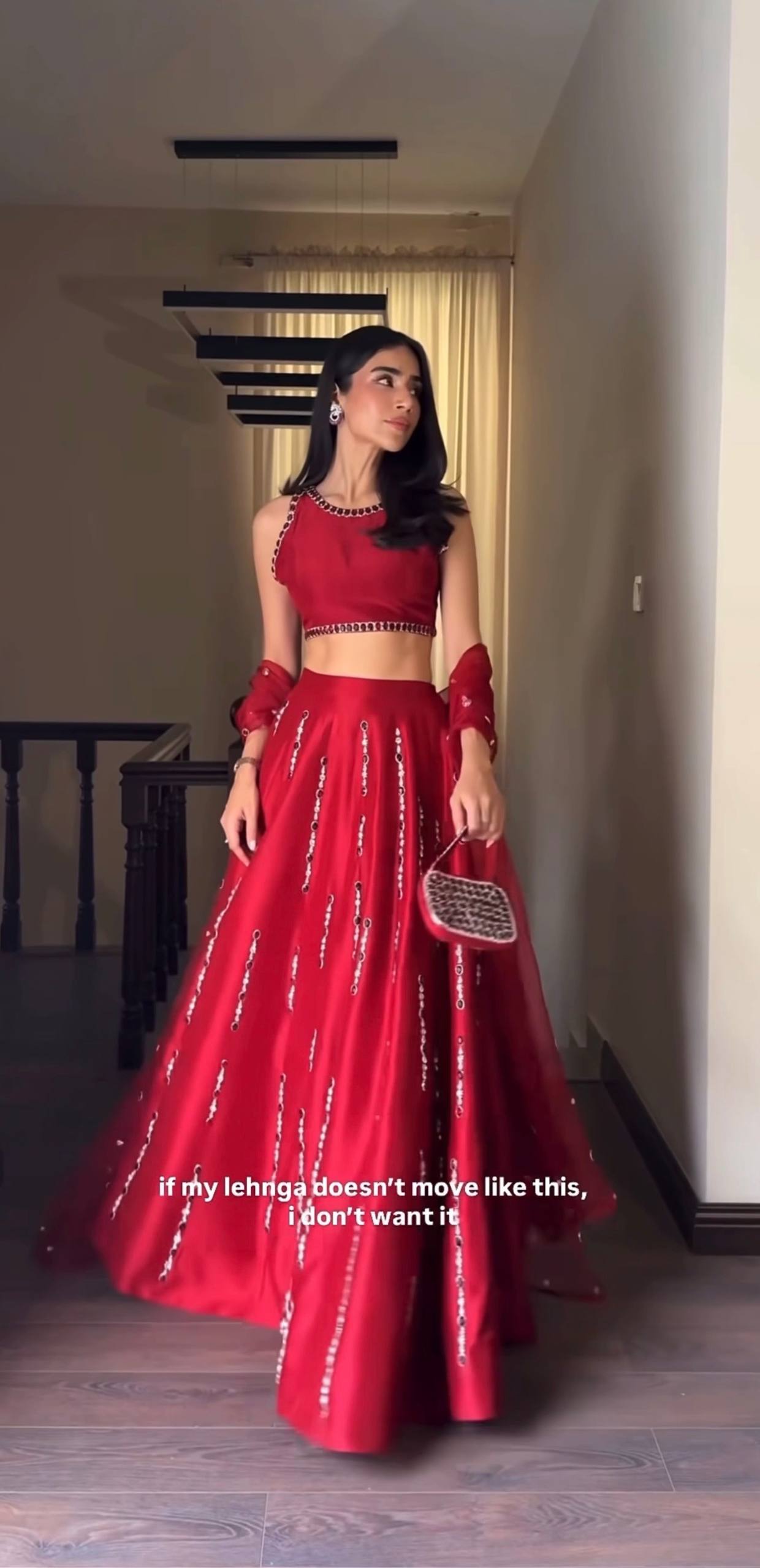 The Radiant Malai Satin Silk Mirror Work Lehenga Set - Image 3