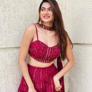 The Bold Georgette Choker Dupatta Lehenga Set
