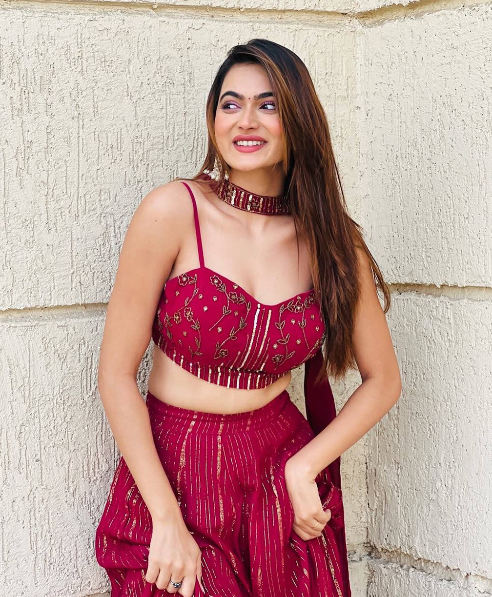 The Bold Georgette Choker Dupatta Lehenga Set