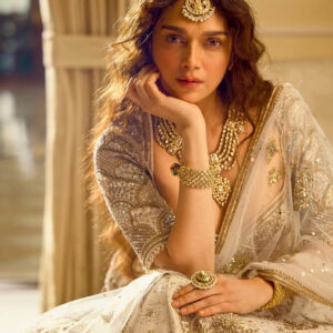 Classic Heavy Slub Silk Lehenga Set | Zari & Sequins Work